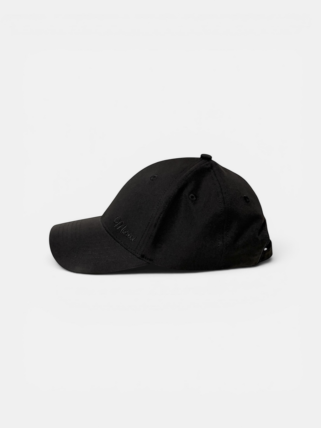 Black  hat side profile 1