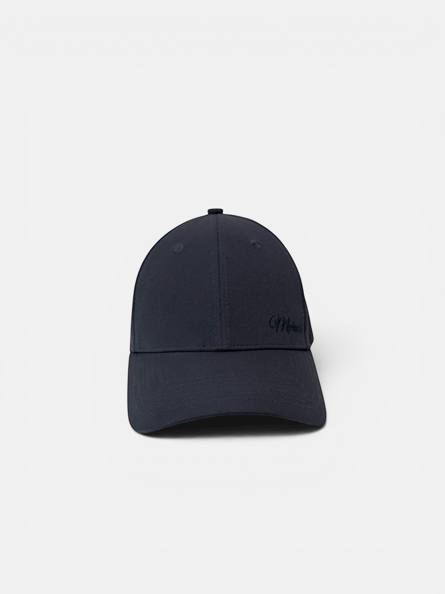 Navy hat front view