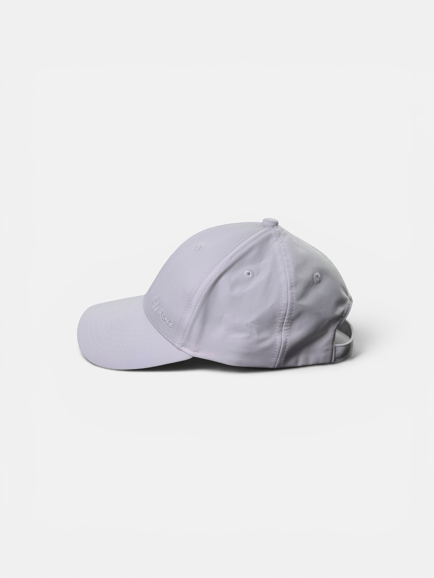 White hat side profile 1