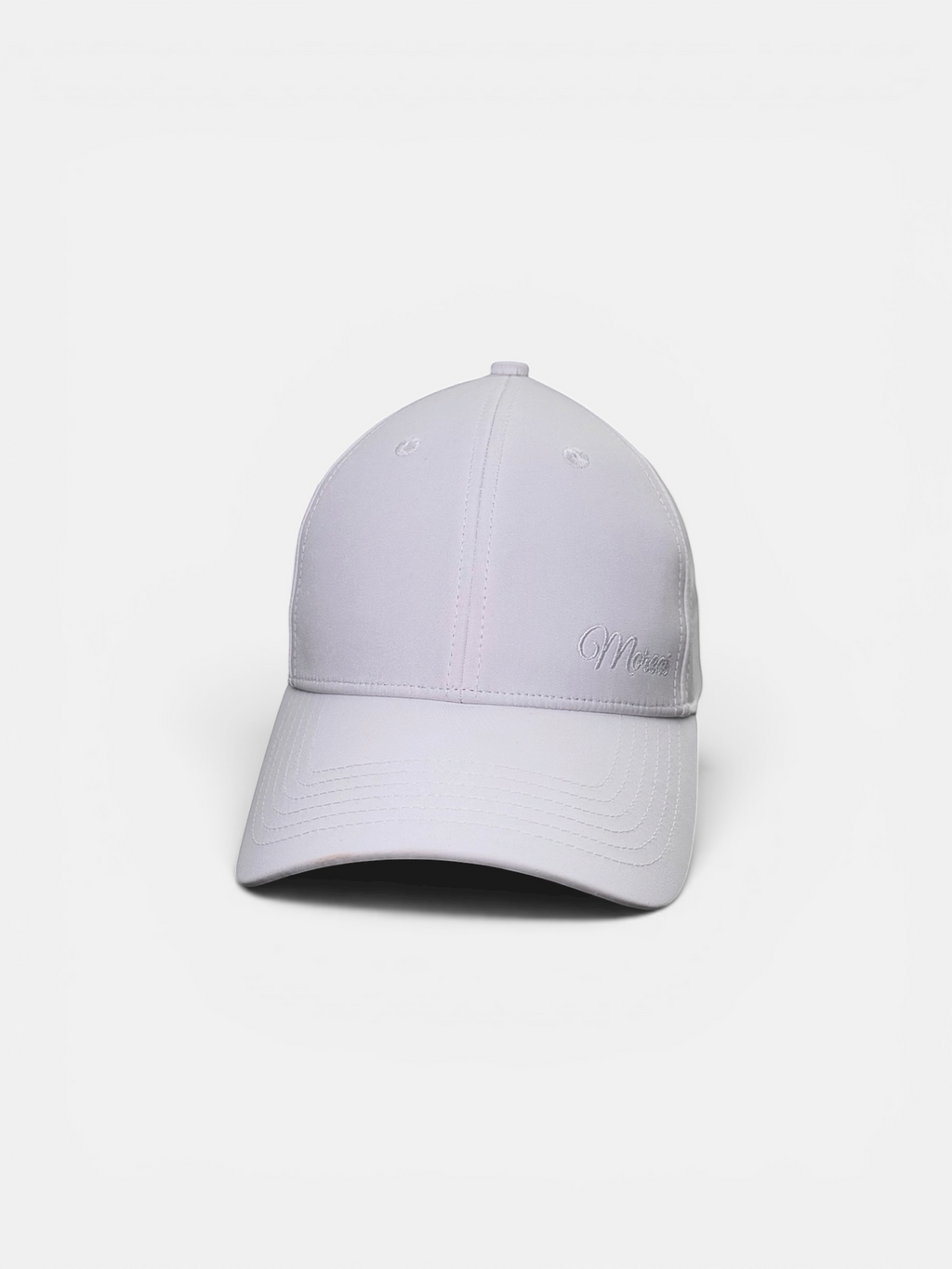 white hat front view
