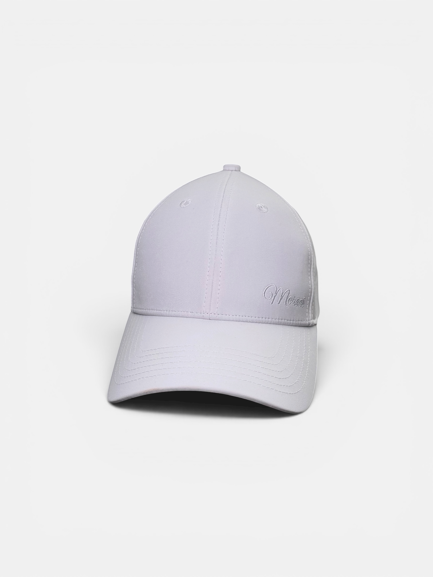 white hat front view